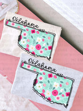 Load image into Gallery viewer, Pink Floral States (all 50 states available) TRANSFER CARTER MAR 26

