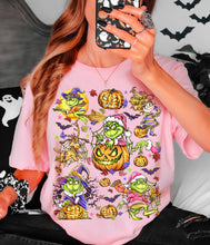 Load image into Gallery viewer, Spooky Green Guy Collage TRANSFER AGCM
