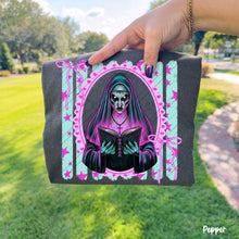 Load image into Gallery viewer, Horror Characters With Pink Stars Frame Green Distressed Lines DROPDOWN TRANSFER CARTER AUG 26
