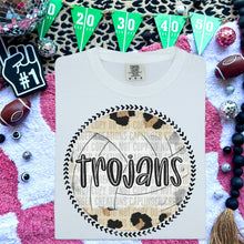 Load image into Gallery viewer, Leopard Volleyball Background Mascot Dropdown TRANSFER CAP FEB
