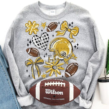 Load image into Gallery viewer, Play Ball Football Collage DROPDOWN TRANSFER BIA
