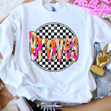Load image into Gallery viewer, Preppy Checkered Mascot Dropdown TRANSFER SWD TEMP

