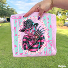 Load image into Gallery viewer, Horror Characters With Pink Stars Frame Green Distressed Lines DROPDOWN TRANSFER CARTER AUG 26
