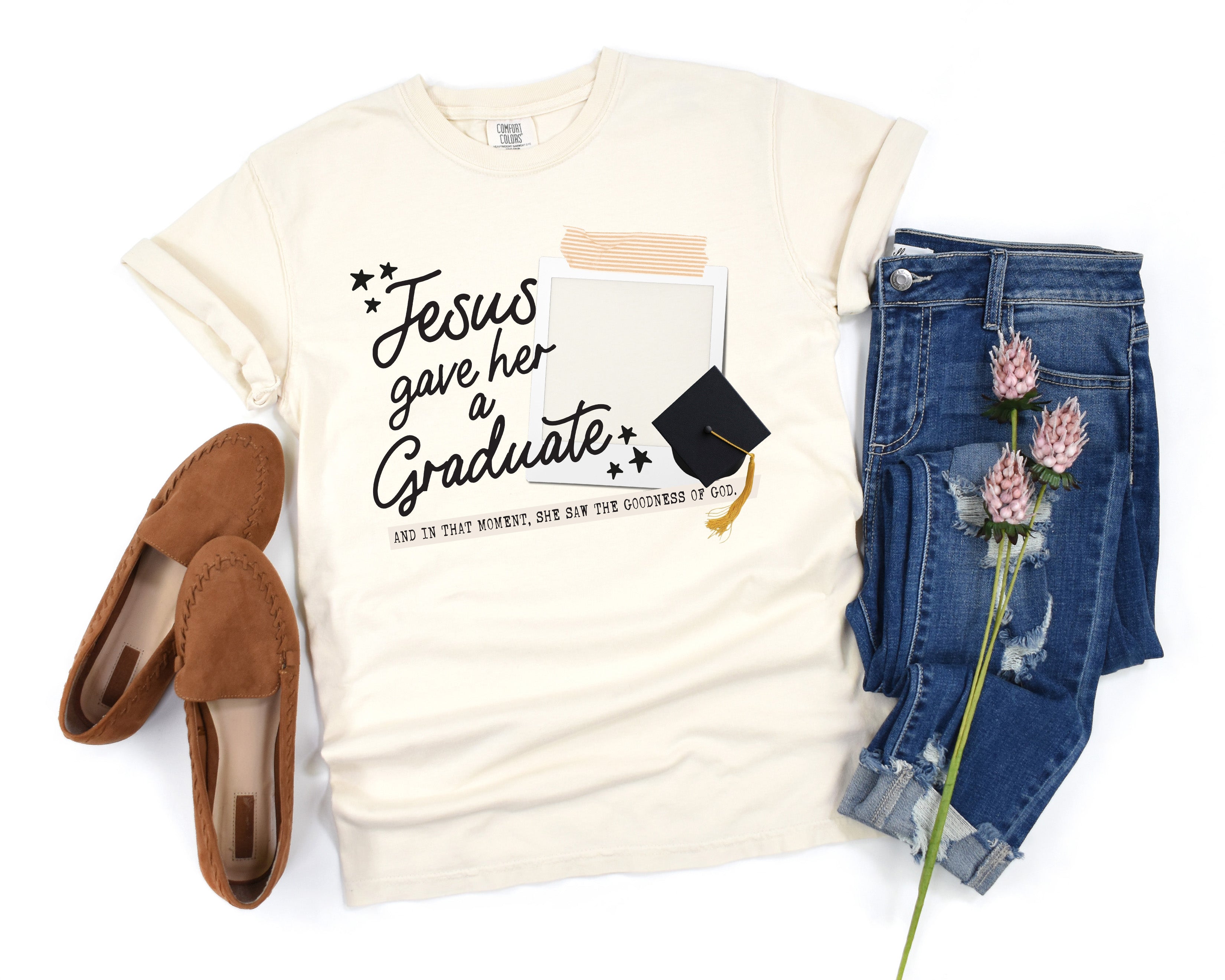 Jesus Gave Her A Graduate CUSTOMIZABLE PHOTO TRANSFER – Sassy ...