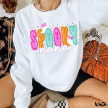 Load image into Gallery viewer, Neon Lace Spooky Pink Bow Ghosts Title DROPDOWN TRANSFER CARTER AUG 26
