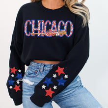 Load image into Gallery viewer, Baseball Teams Faux Embroidery Stars With SLEEVE OPTION TRANSFER VIRGO FEB
