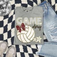 Load image into Gallery viewer, Dalmatian Game Day Volleyball With Bow DROPDOWN TRANSFER CAP FEB
