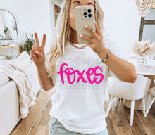 Load image into Gallery viewer, Pink Handlettering Mascot Dropdown TRANSFER CAP FEB
