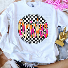 Load image into Gallery viewer, Preppy Checkered Mascot Dropdown TRANSFER SWD TEMP
