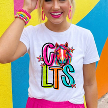 Load image into Gallery viewer, Friday Night Neon Mascots DROPDOWN TRANSFER CSD MAY 26

