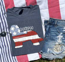 Load image into Gallery viewer, Patriotic Dog Designs White Text SWD MAY DROPDOWN TRANSFER
