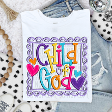 Load image into Gallery viewer, Purple Doodle Frame DROPDOWN TRANSFER SWD JULY
