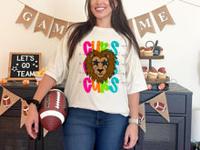 Load image into Gallery viewer, Bright Stacked Mascots Star Eyes DROPDOWN TRANSFER TSC 24
