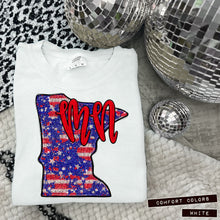 Load image into Gallery viewer, RWB Glitter States (all 50 states available) TRANSFER CAP APR
