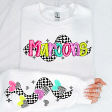 Load image into Gallery viewer, Bright Checkered Mascot With Sleeve Option DTF TRANSFER CSD
