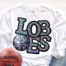 Load image into Gallery viewer, Rhinestone Basketball Mascots DROPDOWN TRANSFER CSD
