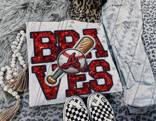 Load image into Gallery viewer, Baseball Faux Embroidery Mascots Dropdown TRANSFER TGG SEP 24
