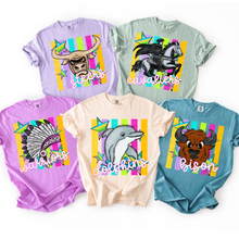 Load image into Gallery viewer, Neon Stripes Mascots DROPDOWN TRANSFER CSD APR 26
