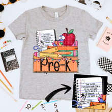 Load image into Gallery viewer, Books And Name Plate Grades DROPDOWN TRANSFER SDD JUNE

