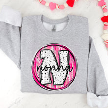 Load image into Gallery viewer, Pink Brush Dalmatian Valentine Names DROPDOWN TRANSFER SDD
