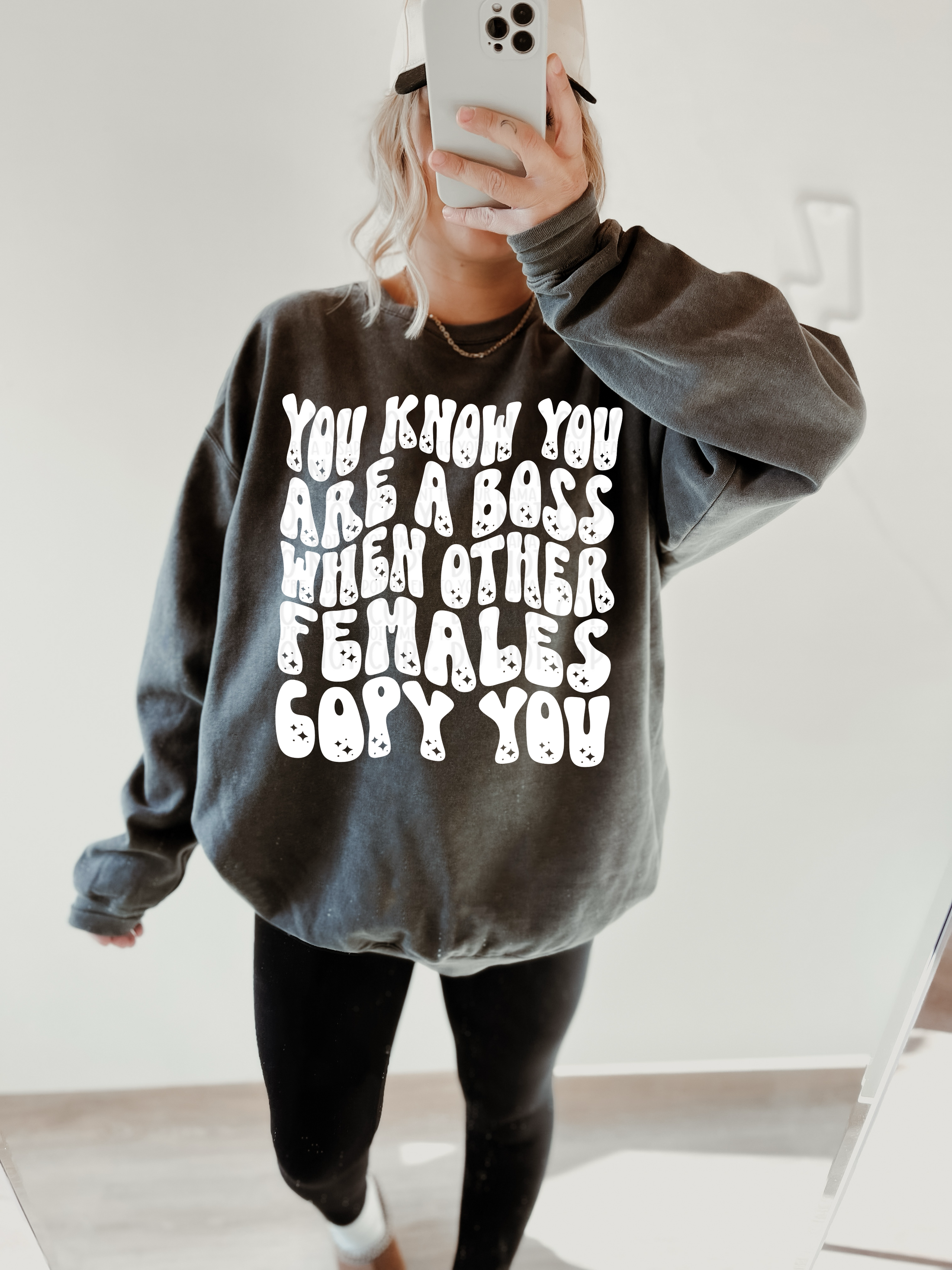 You’re A Boss When Other Females Copy You White TRANSFER – Sassy ...