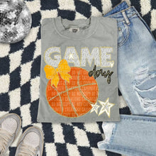Load image into Gallery viewer, Dalmatian Game Day Basketball With Bow DROPDOWN TRANSFER CAP FEB
