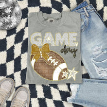 Load image into Gallery viewer, Dalmatian Game Day Football With Bow DROPDOWN TRANSFER CAP FEB
