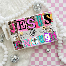 Load image into Gallery viewer, Jesus Is Enough Leopard Zebra Magazine Cutout TRANSFER DWS FEB 26
