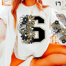 Load image into Gallery viewer, Floral Skulls And Letters Sports Team With Sleeve TRANSFER MMD
