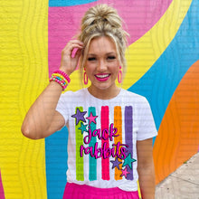 Load image into Gallery viewer, Rainbow Stripes Stars School Mascots DROPDOWN TRANSFER CAP MAY 26
