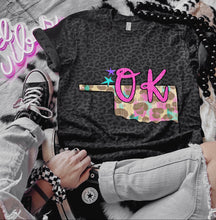 Load image into Gallery viewer, Preppy Bright Leopard States (all 50 states available) TRANSFER CAP APR
