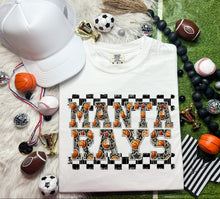 Load image into Gallery viewer, Basketball Faux Embroidery Checkered Mascots DROPDOWN TRANSFER CAP
