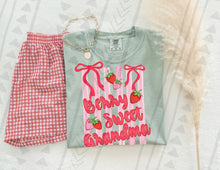 Load image into Gallery viewer, Berry Sweet Mom Names Stripes DROPDOWN TRANSFER KAI APR 26
