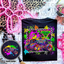 Load image into Gallery viewer, Monster J Neon Truck DROPDOWN With Pocket TRANSFER SWEET STAR FEB 26
