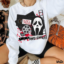 Load image into Gallery viewer, Scary Movies And Chill Horror Characters DROPDOWN TRANSFER CARTER SEP 26
