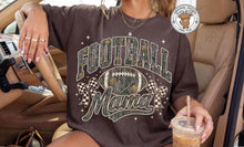 Load image into Gallery viewer, Football Mama Woodland Camo Checkered Bows DTF TRANSFER TUESDAY
