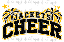Load image into Gallery viewer, Cheer Glitter Poms Mascots TRANSFER CYBER JUNE 26
