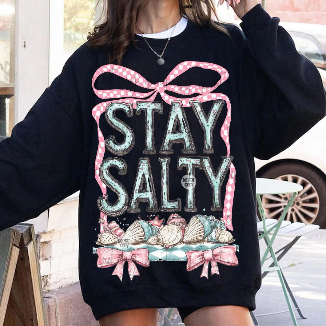 Stay Salty Bow TRANSFER