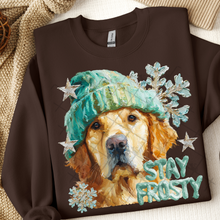 Load image into Gallery viewer, Stay Frosty Hand Painted Dog Collection Dropdown TRANSFER THREAD SEPT 25
