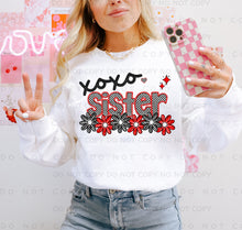 Load image into Gallery viewer, XOXO Red Black Checkered Names DROPDOWN TRANSFER CAP JAN
