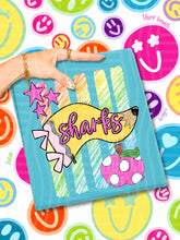 Load image into Gallery viewer, Pencil Flag Striped Mascots DROPDOWN TRANSFER CAP JUNE 26
