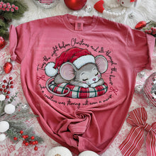 Load image into Gallery viewer, The Night Before Christmas Mouse Faux Gold Glitter Color Option DROPDOWN TRANSFER CARTER OCT 26
