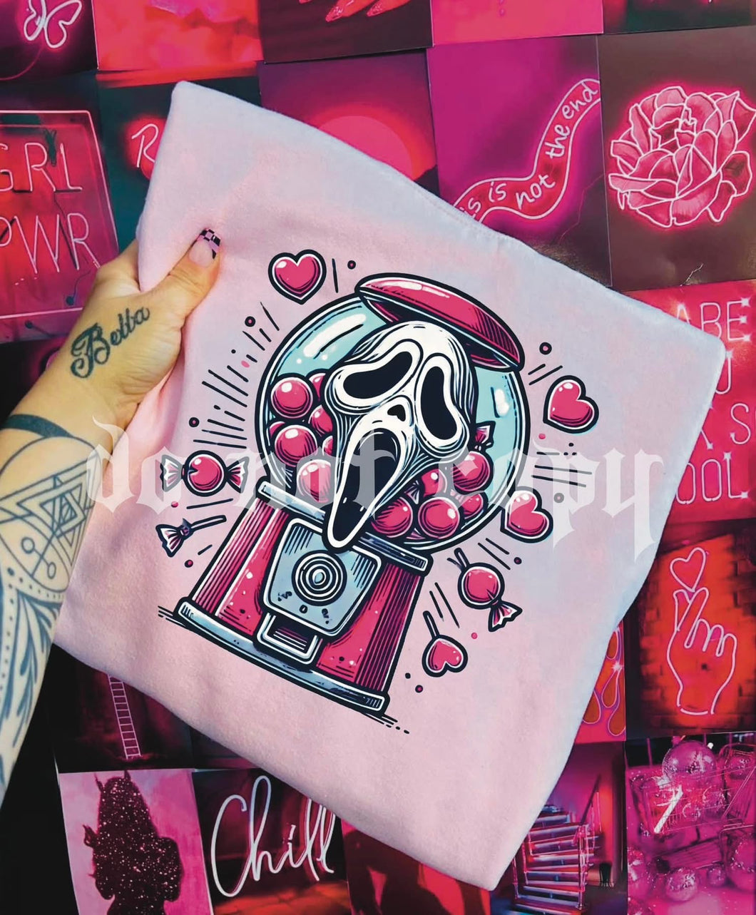 Pink Bubblegum Scr_am TRANSFER PPD