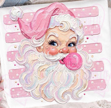 Load image into Gallery viewer, Bubblegum Santa White Spotted Lines Faux Paint TRANSFER TUESDAY
