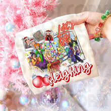 Load image into Gallery viewer, Let’s Go Sleighing Stamp Dropdown TRANSFER RHD NOV EXCLUSIVE 25
