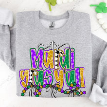 Load image into Gallery viewer, It’s Mardi Gras Y’all Polka Checker Beads TRANSFER SDD JAN 26
