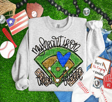 Load image into Gallery viewer, My Heart Is On That Field Colored Heart  DROPDOWN TRANSFER CAP MAR
