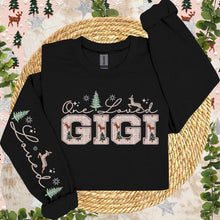 Load image into Gallery viewer, One Lucky Title Reindeer Faux Embroidery With Sleeve TRANSFER AGCM
