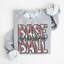 Load image into Gallery viewer, Baseball Faux Embroidery Names DROPDOWN TRANSFER SDD
