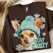 Load image into Gallery viewer, Stay Frosty Hand Painted Dog Collection Dropdown TRANSFER THREAD SEPT 25
